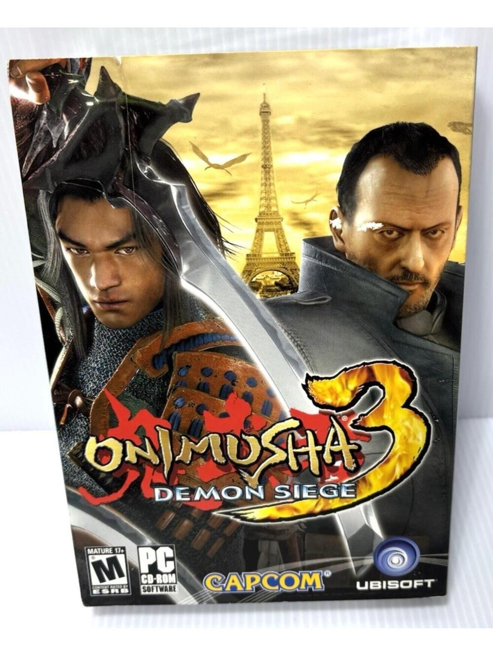 Onimusha 3 Demon Siege PC Game CD-ROM Sealed Capcom Ubisoft Action Adventure NEW